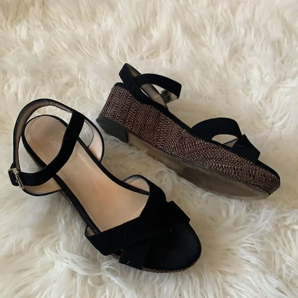 Aquatalia Marvin K Keira Platform Wedge Sandals